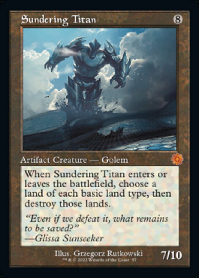 Sundering Titan (Retro) [The Brothers' War Retro Artifacts] | Odin's Place