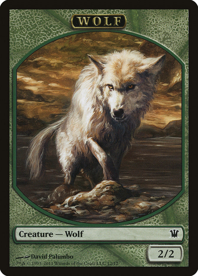 Wolf Token (12/12) [Innistrad Tokens] | Odin's Place