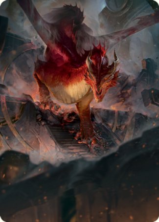 Red Dragon Art Card [Dungeons & Dragons: Adventures in the Forgotten Realms Art Series] | Odin's Place