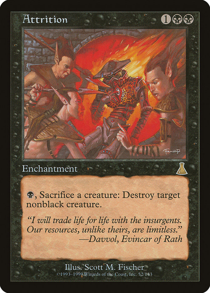 Attrition (52) [Urza's Destiny] | Odin's Place