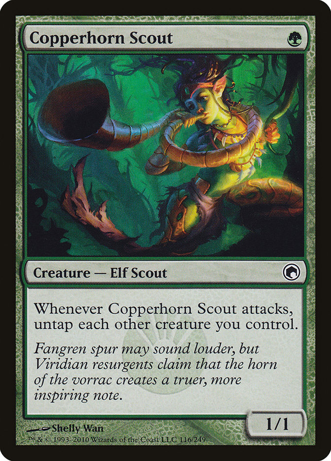 Copperhorn Scout (116) [Scars of Mirrodin] | Odin's Place