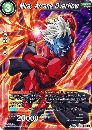 Mira, Arcane Overflow (BT11-138) [Vermilion Bloodline 2nd Edition] | Odin's Place