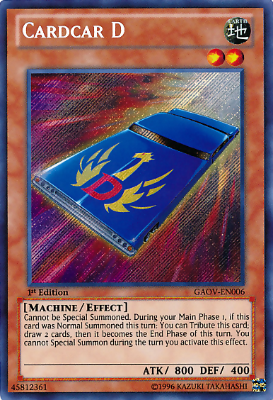 Cardcar D [GAOV-EN006] Secret Rare | Odin's Place