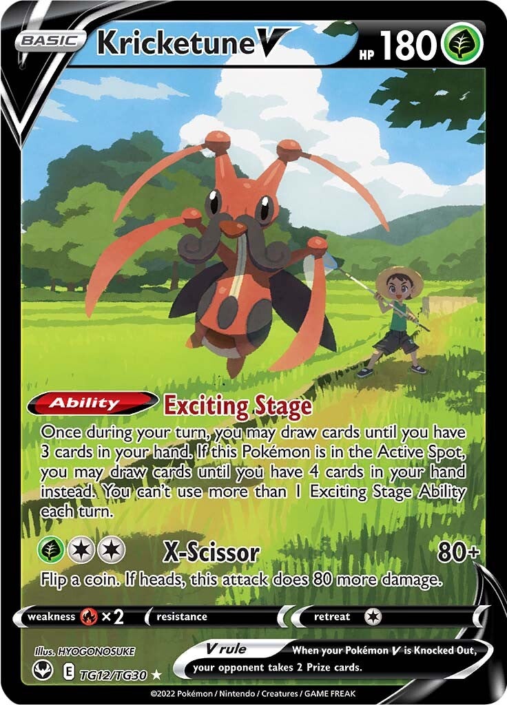 Kricketune V (TG12/TG30) [Sword & Shield: Silver Tempest] | Odin's Place