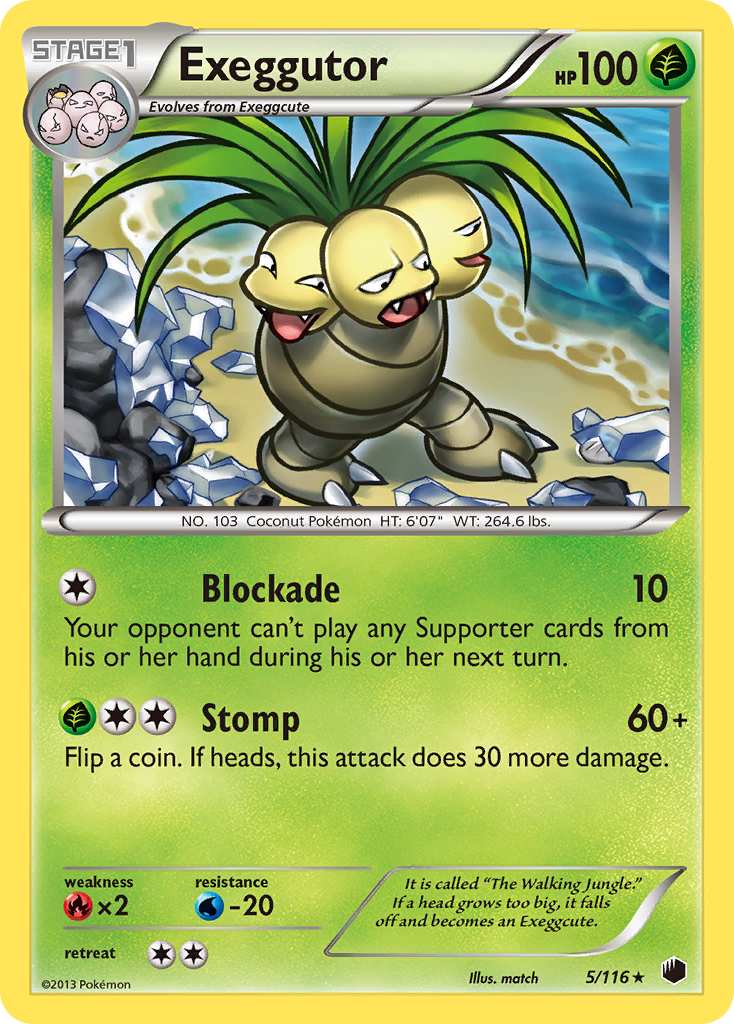 Exeggutor (5/116) [Black & White: Plasma Freeze] | Odin's Place