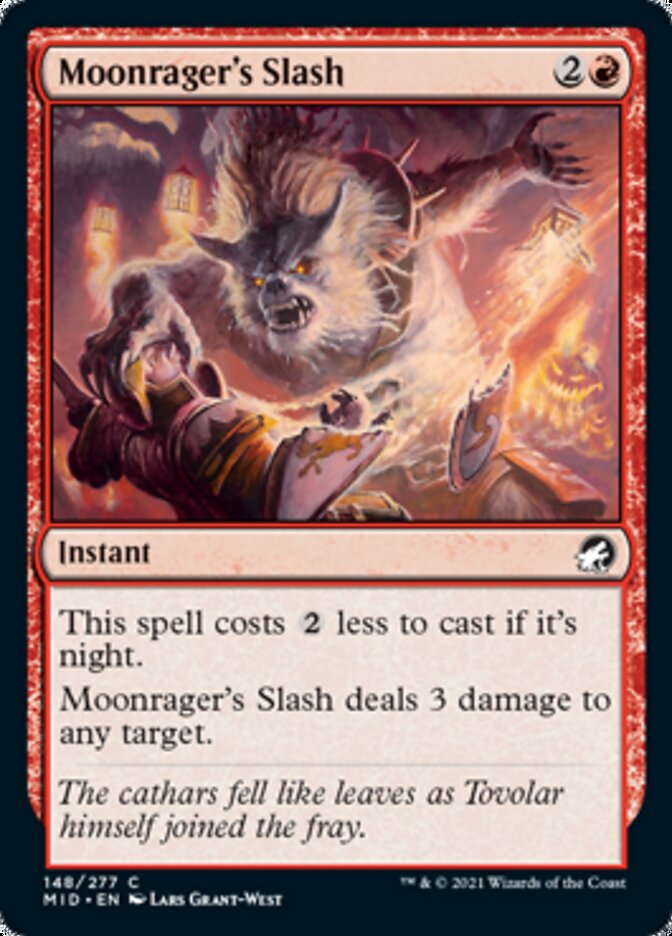 Moonrager's Slash [Innistrad: Midnight Hunt] | Odin's Place