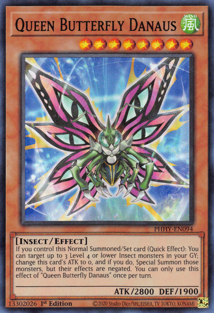 Queen Butterfly Danaus [PHHY-EN094] Super Rare | Odin's Place