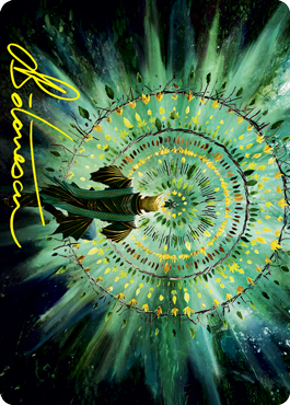 Verdant Mastery Art Card (Gold-Stamped Signature) [Strixhaven: School of Mages Art Series] | Odin's Place
