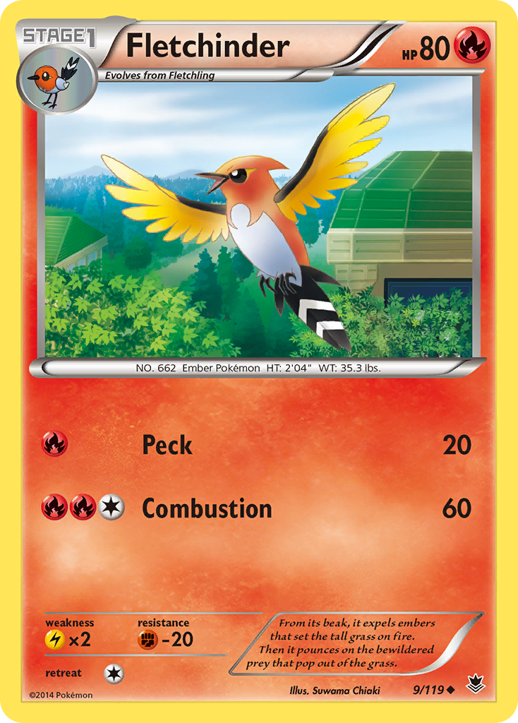 Fletchinder (9/119) [XY: Phantom Forces] | Odin's Place