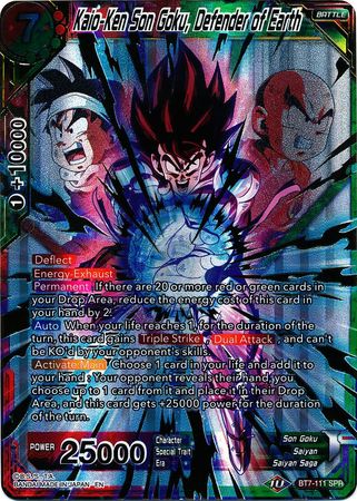 Kaio-Ken Son Goku, Defender of Earth (SPR) (BT7-111) [Assault of the Saiyans] | Odin's Place