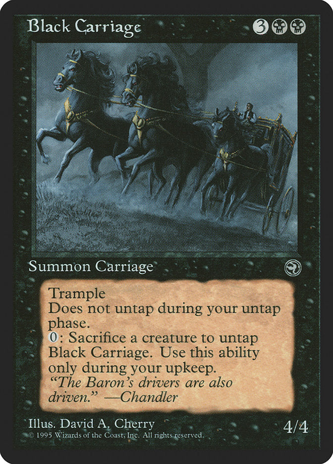 Black Carriage (42) [Homelands] | Odin's Place