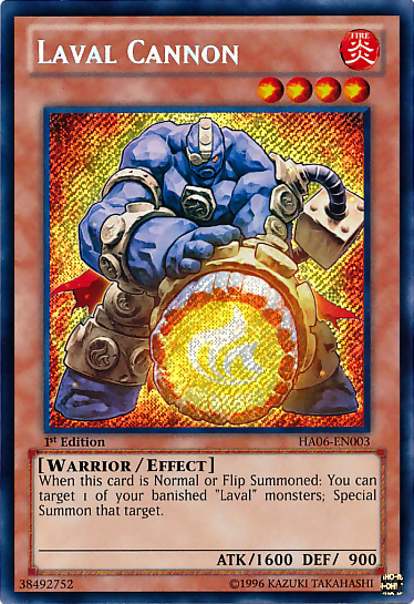 Laval Cannon [HA06-EN003] Secret Rare | Odin's Place