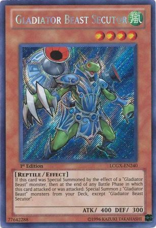 Gladiator Beast Secutor [LCGX-EN240] Secret Rare | Odin's Place
