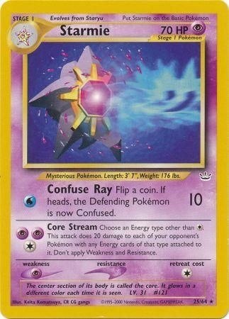 Starmie (25/64) [Neo Revelation Unlimited] | Odin's Place