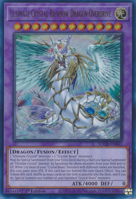Ultimate Crystal Rainbow Dragon Overdrive [SDCB-EN042] Ultra Rare | Odin's Place