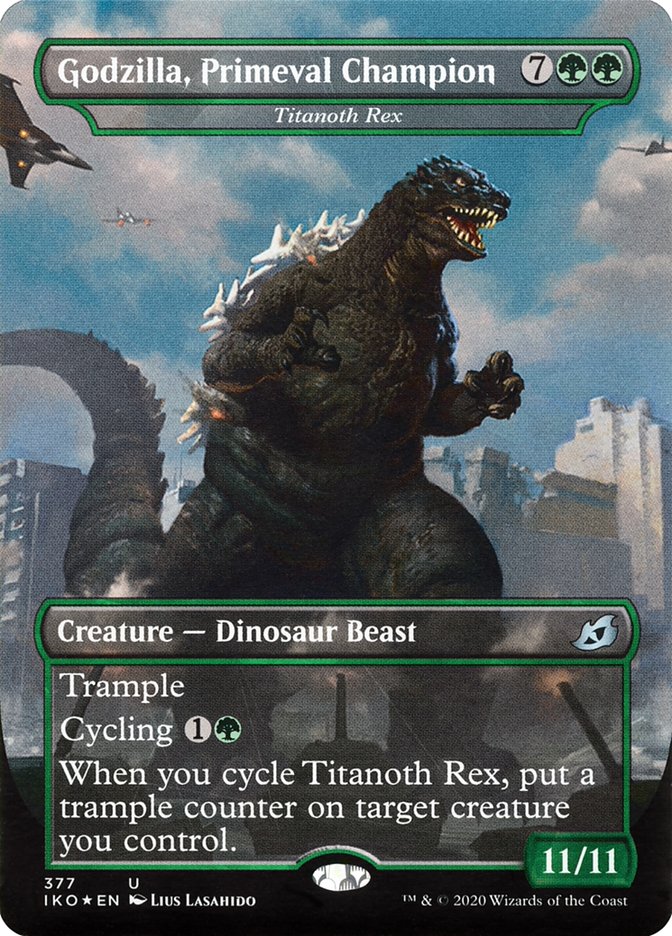 Titanoth Rex - Godzilla, Primeval Champion (Godzilla Series) [Ikoria: Lair of Behemoths] | Odin's Place