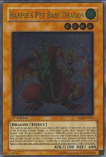 Harpie's Pet Baby Dragon [EOJ-EN013] Ultimate Rare | Odin's Place