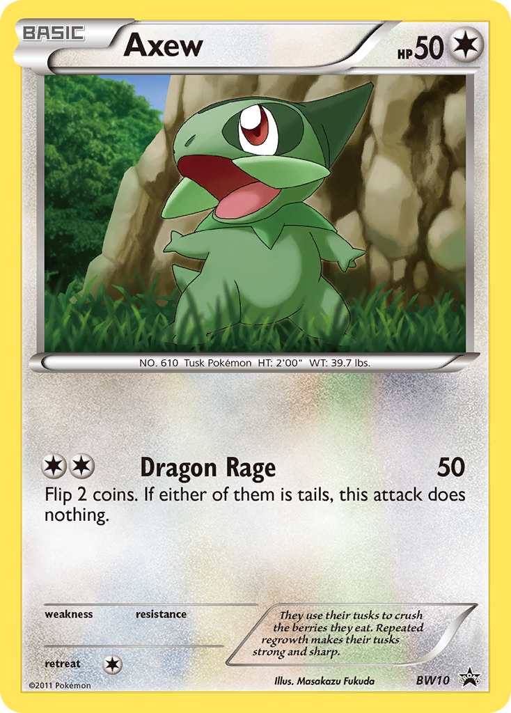 Axew (BW10) [Black & White: Black Star Promos] | Odin's Place