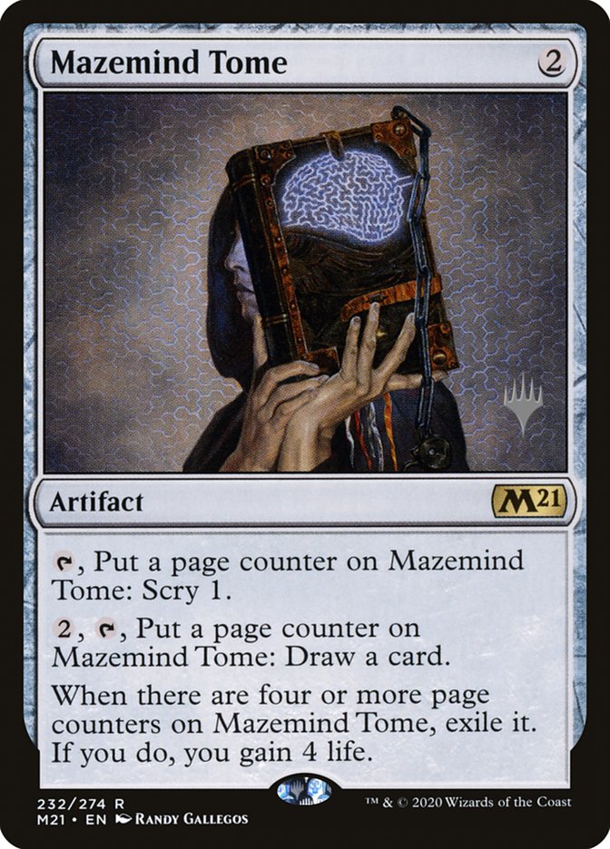 Mazemind Tome (Promo Pack) [Core Set 2021 Promos] | Odin's Place