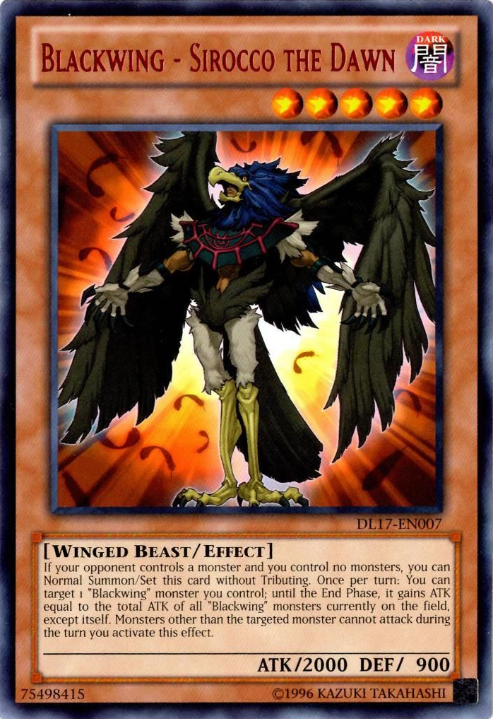 Blackwing - Sirocco the Dawn (Red) [DL17-EN007] Rare | Odin's Place