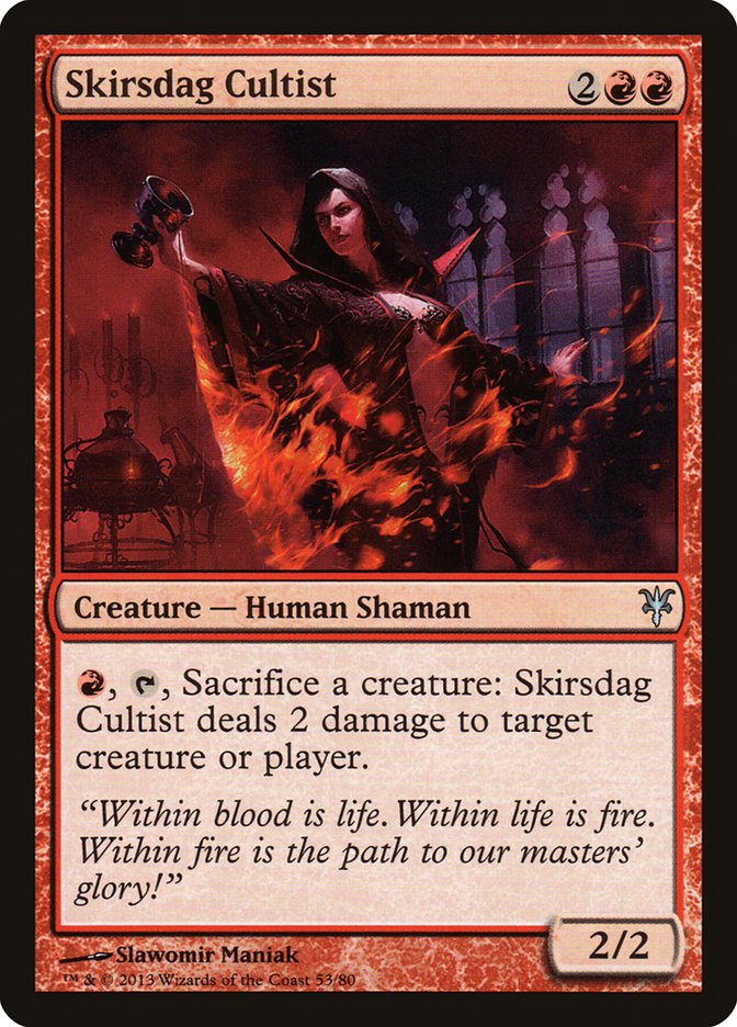 Skirsdag Cultist (53) [Duel Decks: Sorin vs. Tibalt] | Odin's Place