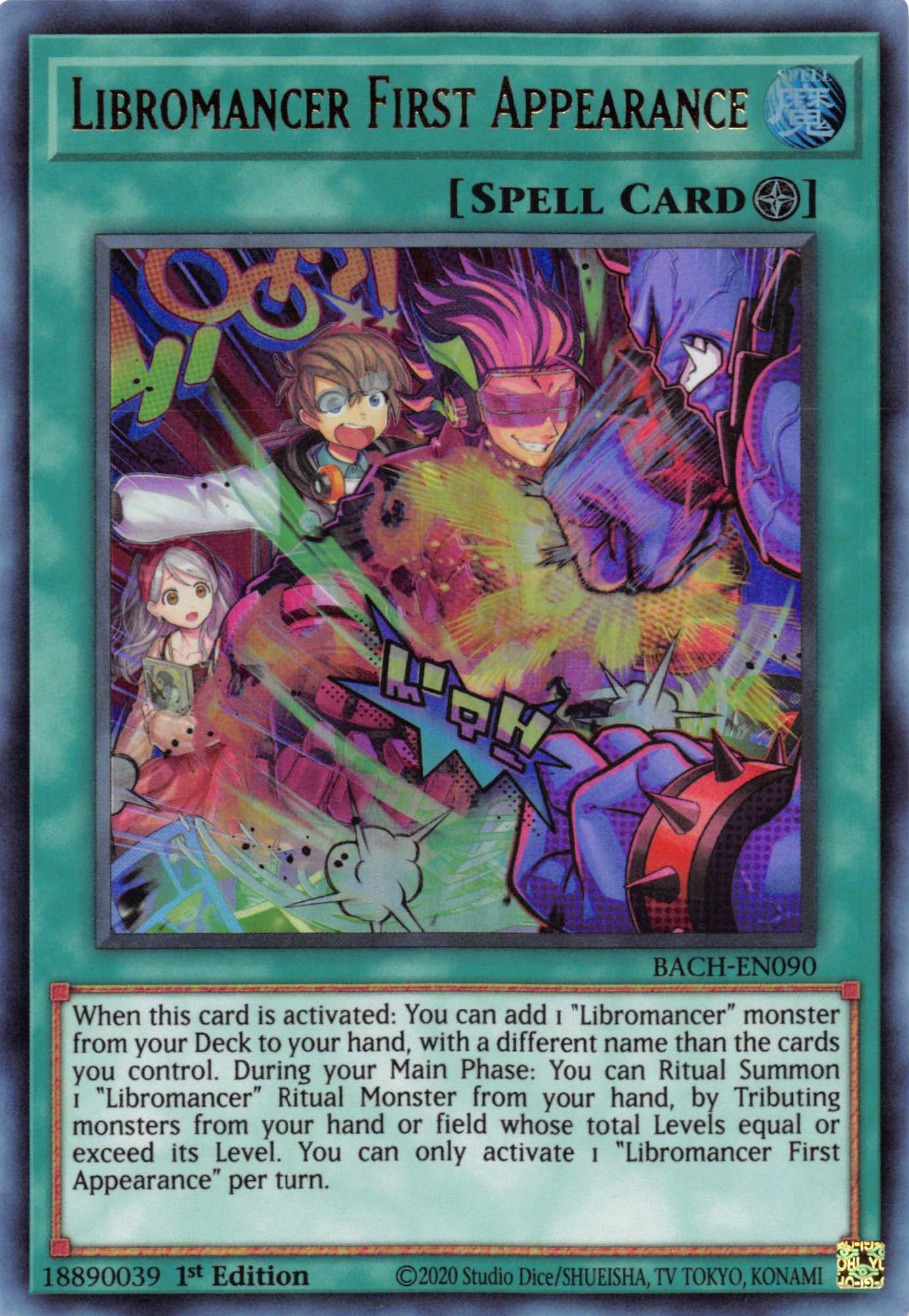 Libromancer First Appearance [BACH-EN090] Ultra Rare | Odin's Place