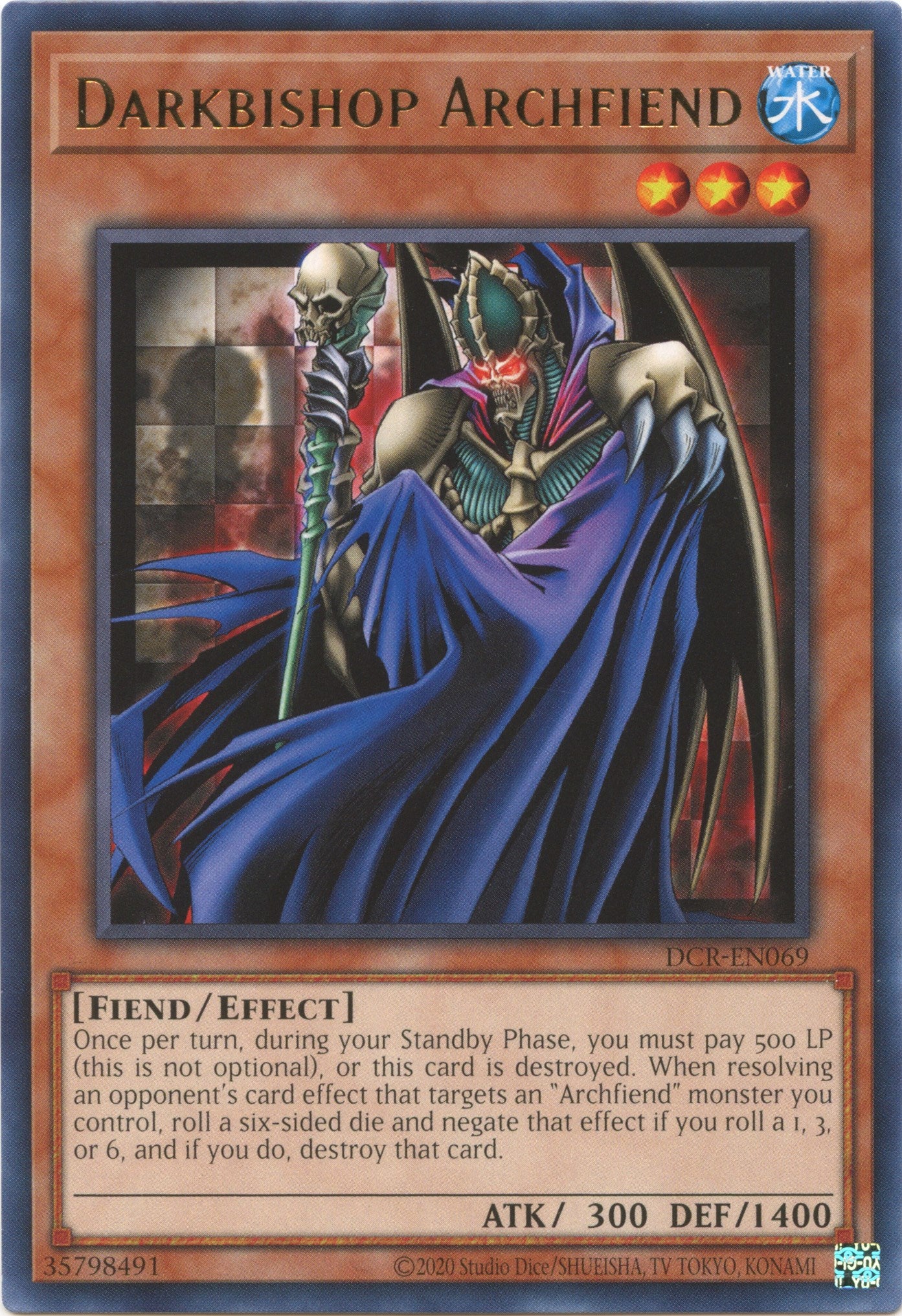 Darkbishop Archfiend (25th Anniversary) [DCR-EN069] Rare | Odin's Place