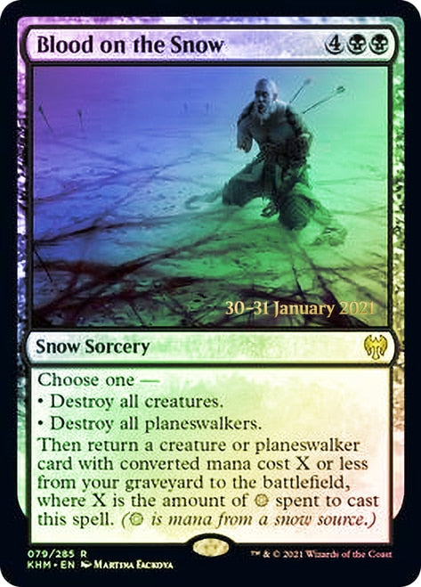 Blood on the Snow [Kaldheim Prerelease Promos] | Odin's Place