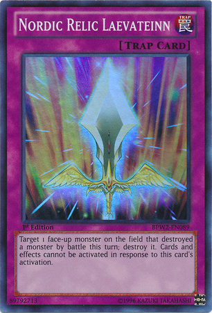 Nordic Relic Laevateinn [BPW2-EN089] Super Rare | Odin's Place