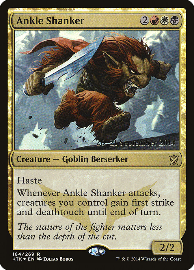 Ankle Shanker (164) [Khans of Tarkir Prerelease Promos] | Odin's Place