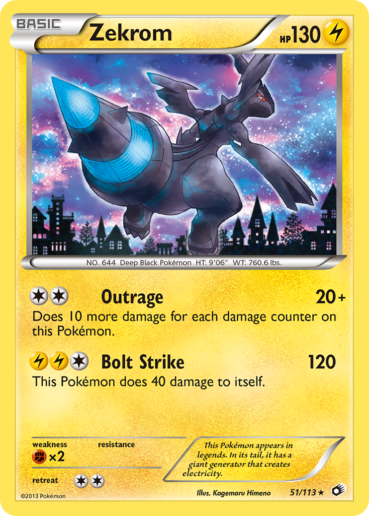 Zekrom (51/113) [Black & White: Legendary Treasures] | Odin's Place