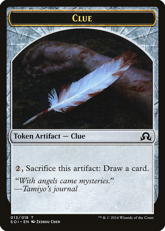 Clue Token (013/018) [Shadows over Innistrad Tokens] | Odin's Place