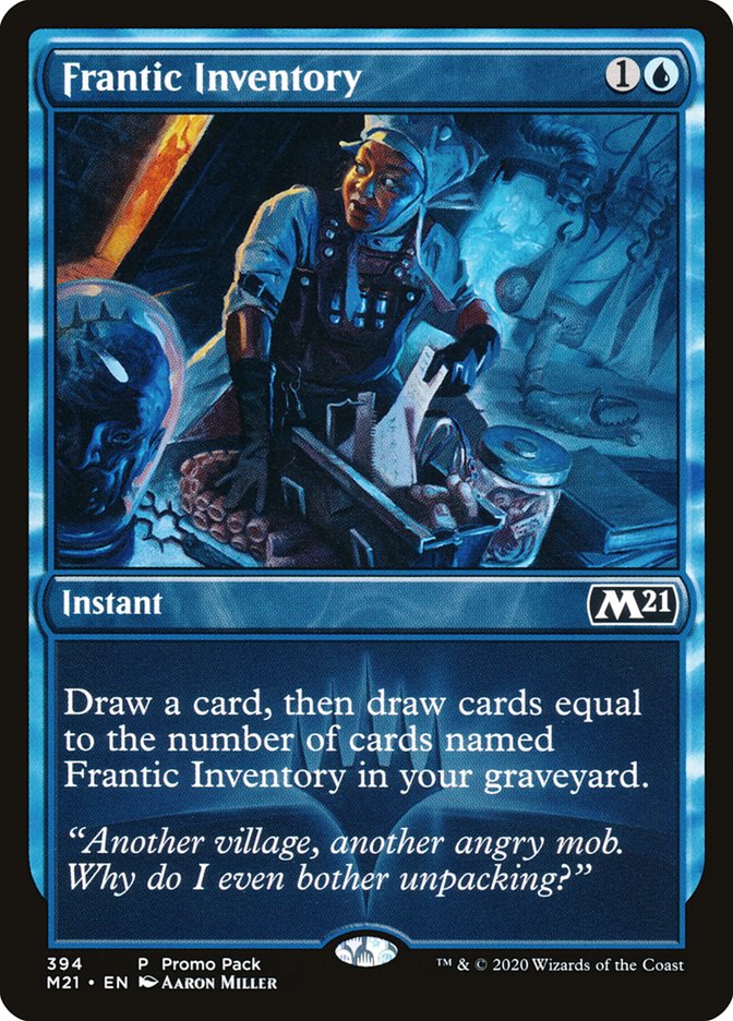 Frantic Inventory (Promo Pack) [Core Set 2021 Promos] | Odin's Place