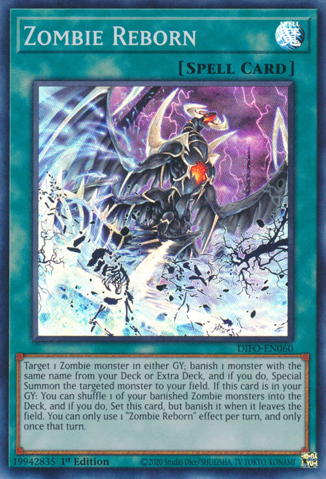 Zombie Reborn [DIFO-EN060] Super Rare | Odin's Place