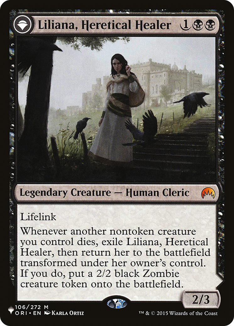 Liliana, Heretical Healer // Liliana, Defiant Necromancer [Secret Lair: From Cute to Brute] | Odin's Place