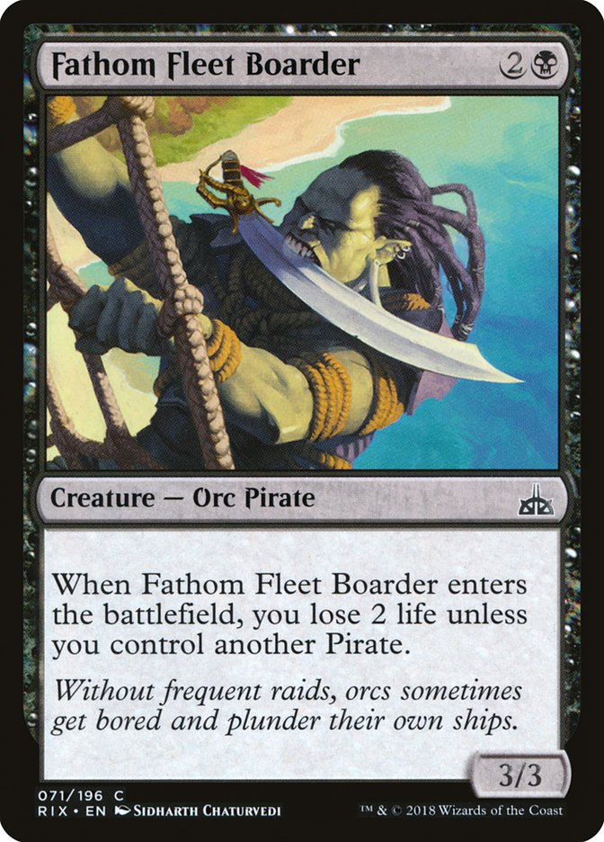 Fathom Fleet Boarder (71) [Rivals of Ixalan] | Odin's Place