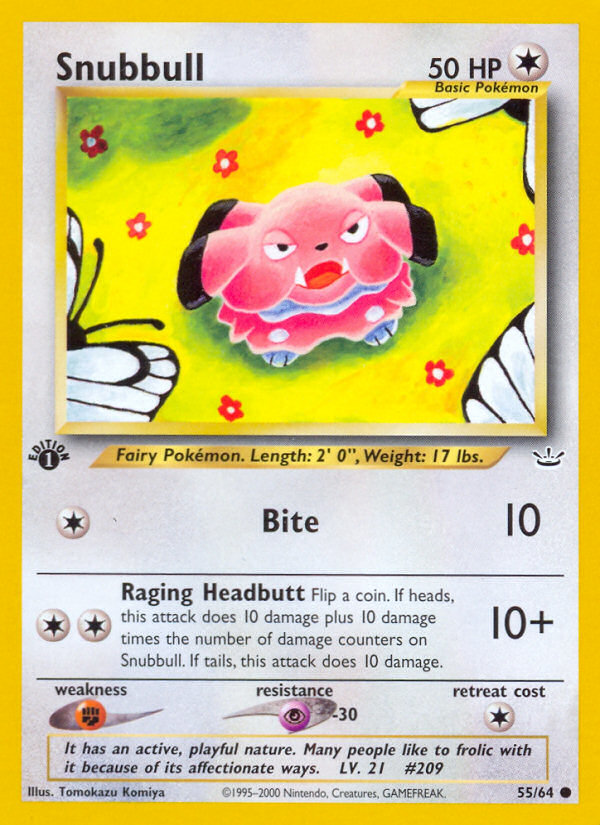 Snubbull (55/64) [Neo Revelation 1st Edition] | Odin's Place
