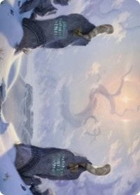 Snow-Covered Plains (276) Art Card [Kaldheim Art Series] | Odin's Place
