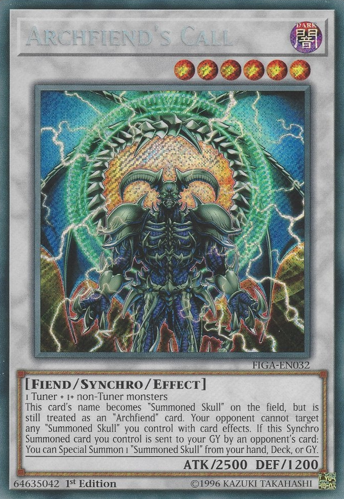 Archfiend's Call [FIGA-EN032] Secret Rare | Odin's Place