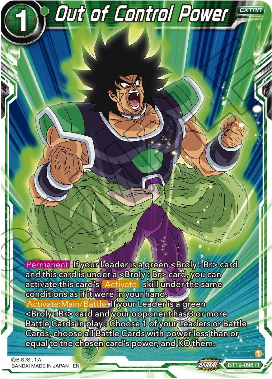 Out of Control Power (BT19-096) [Fighter's Ambition] | Odin's Place