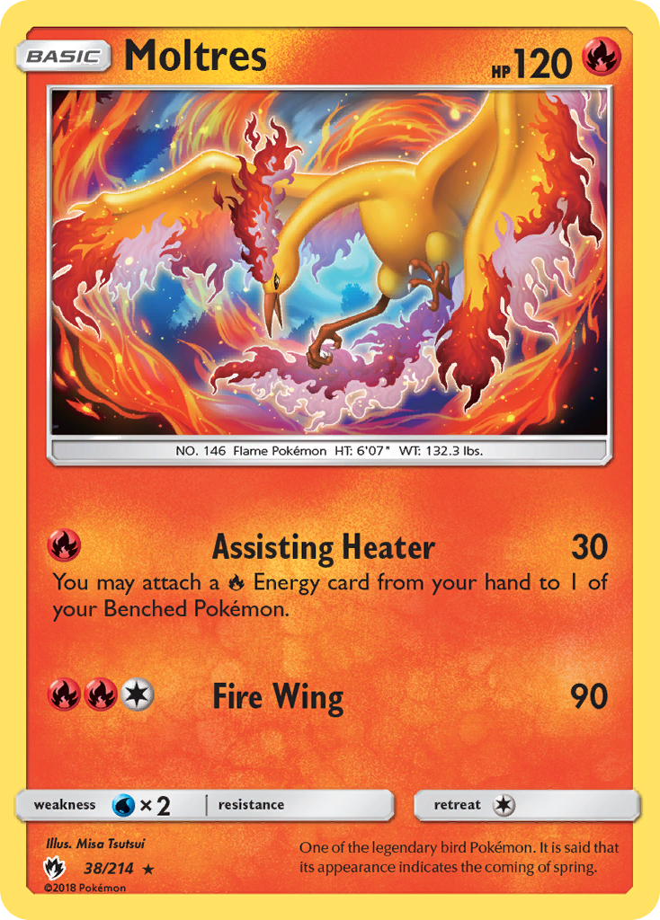 Moltres (38/214) [Sun & Moon: Lost Thunder] | Odin's Place
