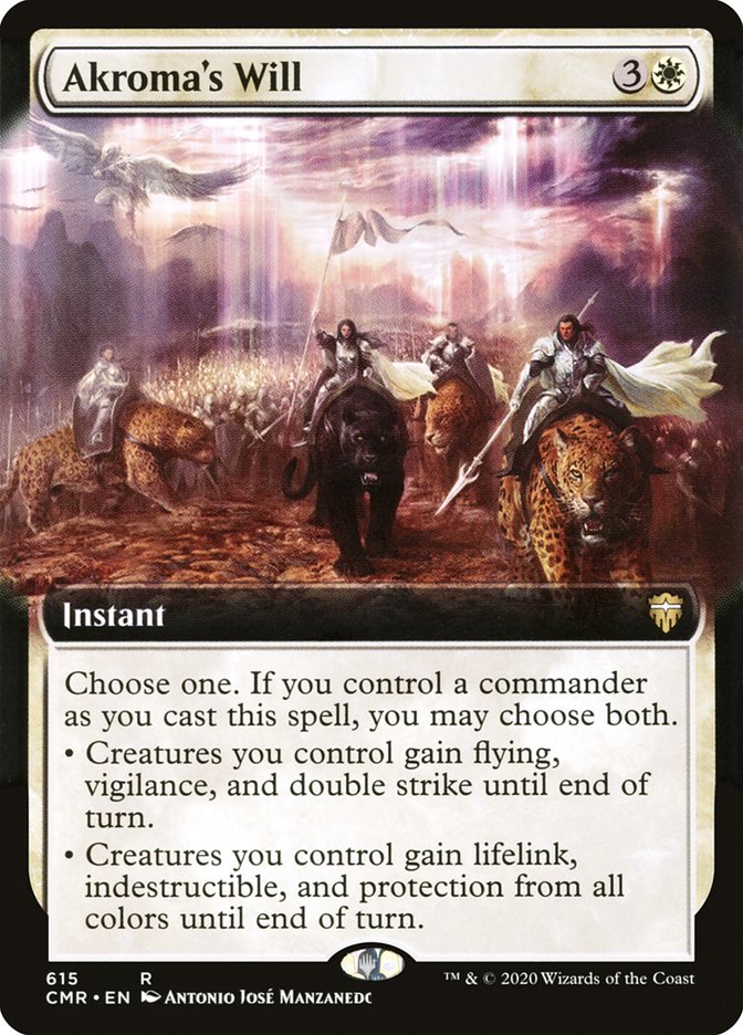 Akroma's Will (Extended Art) [Commander Legends] | Odin's Place