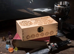 Critit Etched Dice Box Rectangle Assorted Styles | Odin's Place