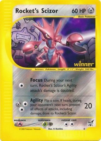 Rocket's Scizor (4) (Jumbo Card) [Best of Promos] | Odin's Place