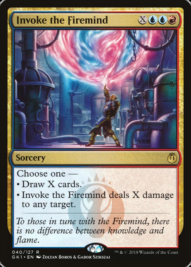 Invoke the Firemind (40) [Guilds of Ravnica Guild Kit] | Odin's Place