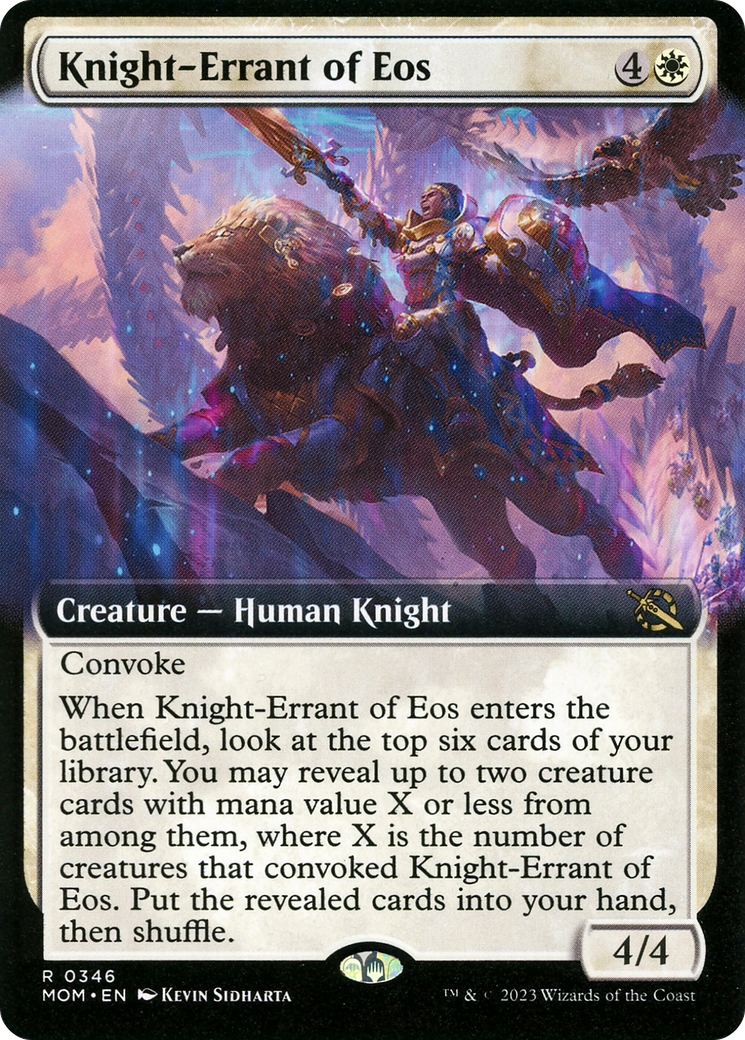 Knight-Errant of Eos (Extended Art) [March of the Machine] | Odin's Place