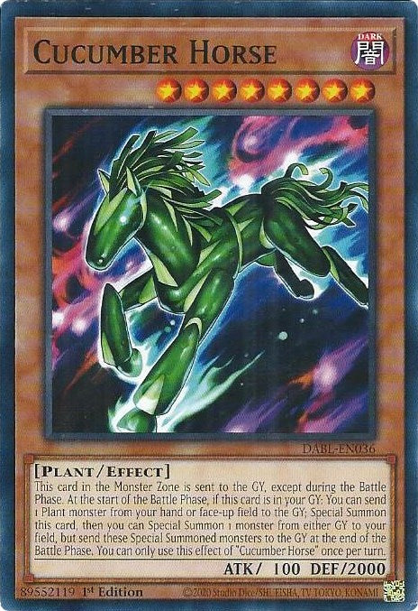 Cucumber Horse [DABL-EN036] Common | Odin's Place