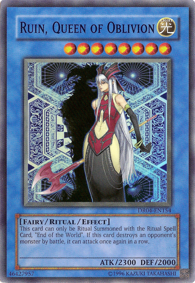 Ruin, Queen of Oblivion [DR04-EN154] Super Rare | Odin's Place