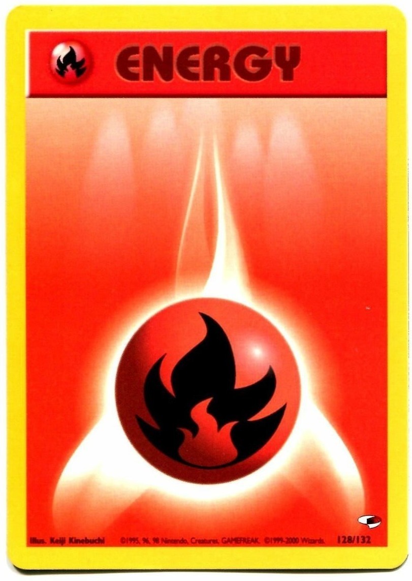 Fire Energy (128/132) [Gym Heroes Unlimited] | Odin's Place