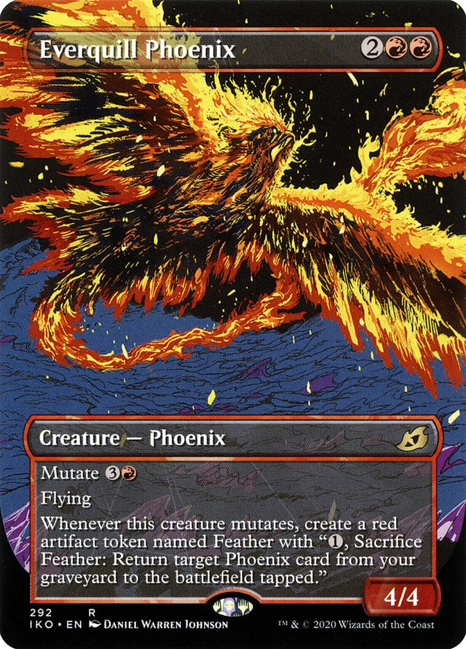 Everquill Phoenix (Showcase) [Ikoria: Lair of Behemoths] | Odin's Place